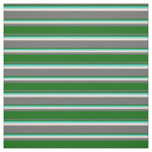 Tissu Lignes gris foncé, vert foncé, turquoise et bisque (Échantillon)