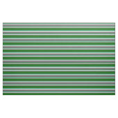 Tissu Lignes gris foncé, vert foncé, turquoise et bisque (Fat Quarter)