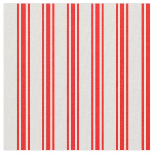 Tissu Lignes jaune clair et rouge (Fermer)