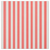 Tissu Lignes jaune clair et rouge (Échantillon)