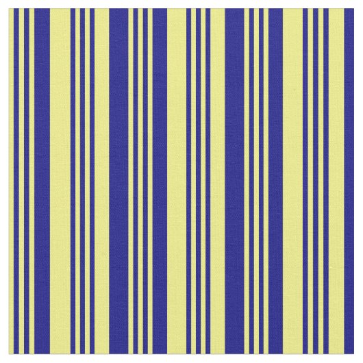 Tissu Lignes jaunes et bleues (Fermer)