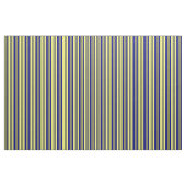 Tissu Lignes jaunes et bleues (Fat Quarter)