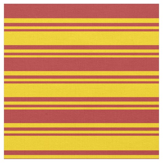Tissu Lignes jaunes et rouges (Fermer)