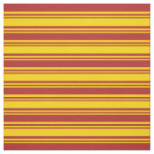 Tissu Lignes jaunes et rouges (Échantillon)