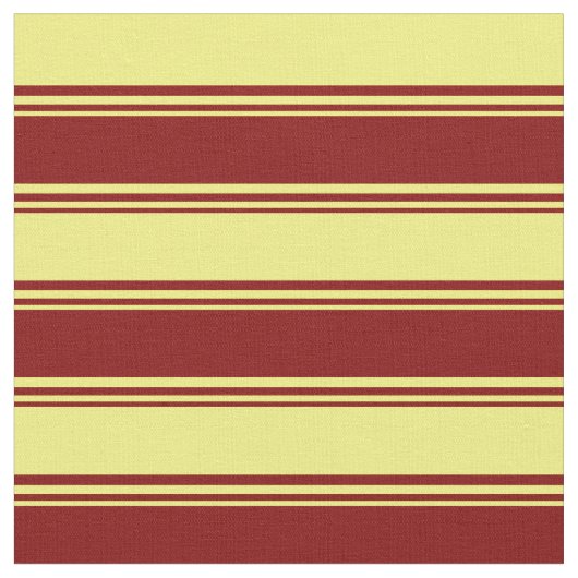 Tissu Lignes marron et jaune (Fermer)