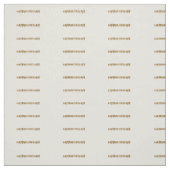 Tissu Lignes modernes mudcloth traits bruns profonds (Échantillon)