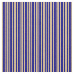 Tissu Lignes/Motif de bandes bleues et bronzées