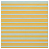 Tissu Lignes orange et bleu clair (Échantillon)