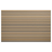 Tissu Lignes orange foncé, blanche et noire (Fat Quarter)