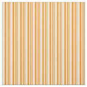 Tissu Lignes orange foncé et beige (Échantillon)