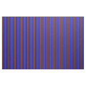 Tissu Lignes orange foncé et bleu foncé (Yard)