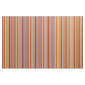 Tissu Lignes orange, rouge, tan, blanc et bleu (Yard)
