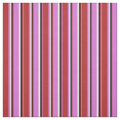 Tissu Lignes orchidées, rouges, noires et blanches (Échantillon)