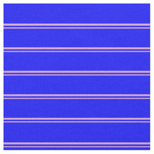 Tissu Lignes Plum et Bleu