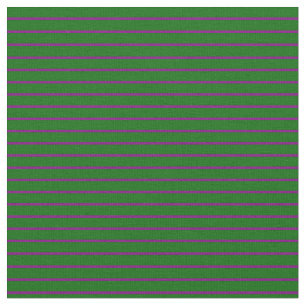 Tissu Lignes pourpres et vert foncé