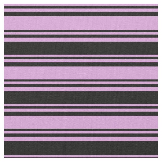 Tissu Lignes prunes et noires (Fermer)