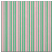 Tissu Lignes rose clair, vert mer et gris foncé (Échantillon)