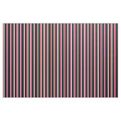 Tissu Lignes rouge, violet, Brown, blanche et noire (Fat Quarter)