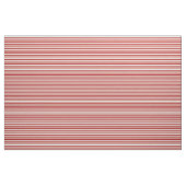 Tissu Lignes rouges et beiges (Fat Quarter)