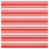 Tissu Lignes rouges et blanches (Échantillon)