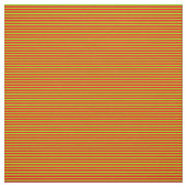 Tissu Lignes rouges et chartreuse (Échantillon)