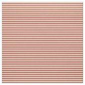 Tissu Lignes rouges tan et foncé (Échantillon)