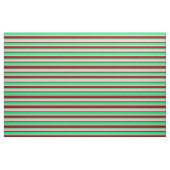 Tissu Lignes rouges vertes, roses et foncées (Fat Quarter)