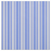 Tissu Lignes Royal Bleu et Beige (Échantillon)