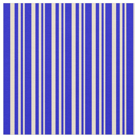 Tissu Lignes Tan & Bleu (Fermer)