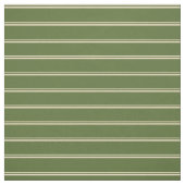 Tissu Lignes Tan & Olive foncé Vert (Échantillon)
