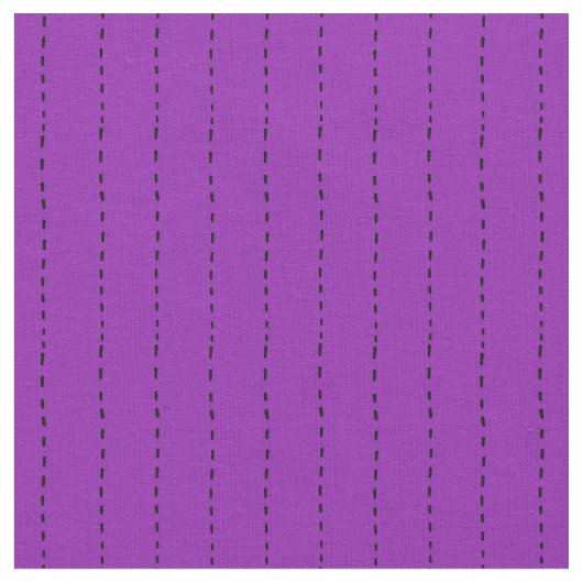 Tissu Lignes Tiretées sur Fond Violet (Fermer)