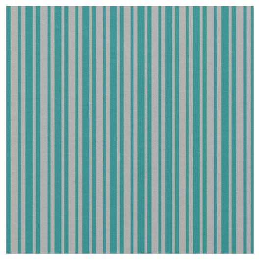 Tissu Lignes turquoise et gris foncé (Fermer)