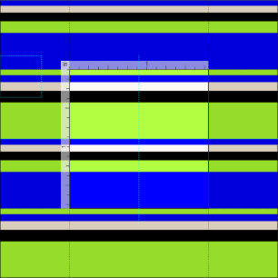 Tissu Lignes vert clair, bleu, beige et noir
