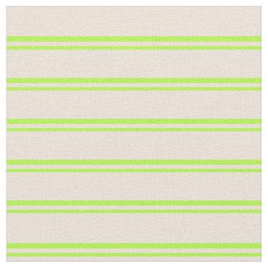 Tissu Lignes vert clair et de couleur bisque (Fermer)