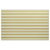 Tissu Lignes vert clair, Sienna, Tan et Blanc (Fat Quarter)