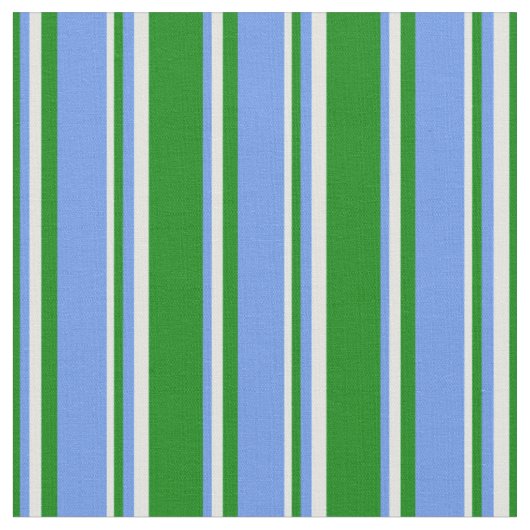 Tissu Lignes vert, Cornflower Bleu et Cyan clair (Fermer)