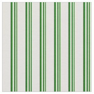 Tissu Lignes vert foncé et jaune clair