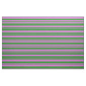 Tissu Lignes vert forêt et couleur orchidée (Fat Quarter)