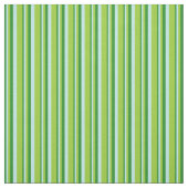 Tissu Lignes vert forêt, turquoise et vert (Échantillon)