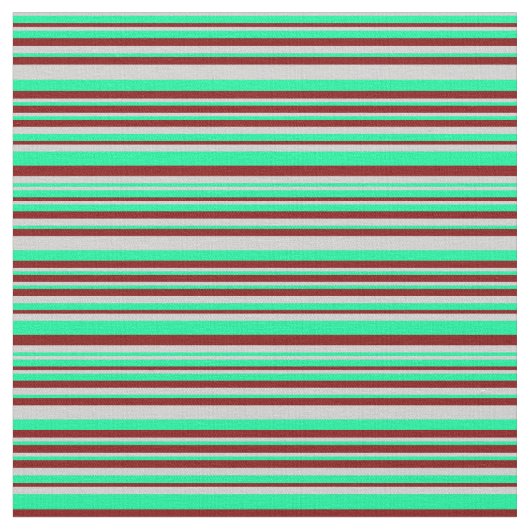 Tissu Lignes vert, gris clair et marron (Fermer)