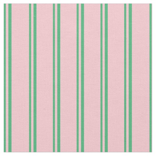 Tissu Lignes vert mer et rose (Fermer)