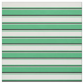 Tissu Lignes vert mer, jaune clair et noir (Échantillon)