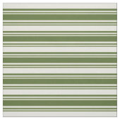 Tissu Lignes vert olive foncé et beige (Échantillon)