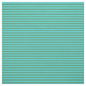 Tissu Lignes vert olive foncé et turquoise (Échantillon)