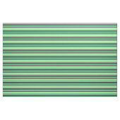 Tissu Lignes vert, vert, blanc et noir (Fat Quarter)