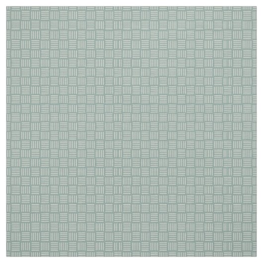 Tissu Lignes vertes carrées (Échantillon)