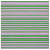 Tissu Lignes vertes de prune et de forêt (Échantillon)