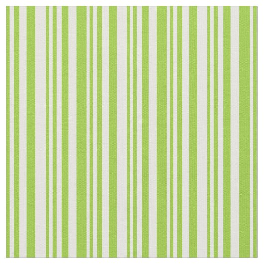 Tissu Lignes vertes et blanches (Fermer)