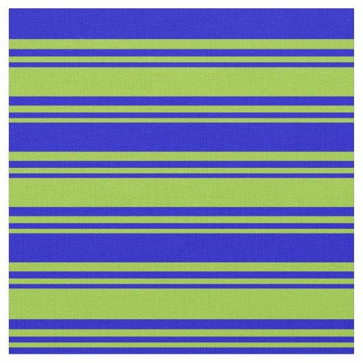 Tissu Lignes vertes et bleues (Fermer)