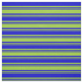 Tissu Lignes vertes et bleues (Échantillon)